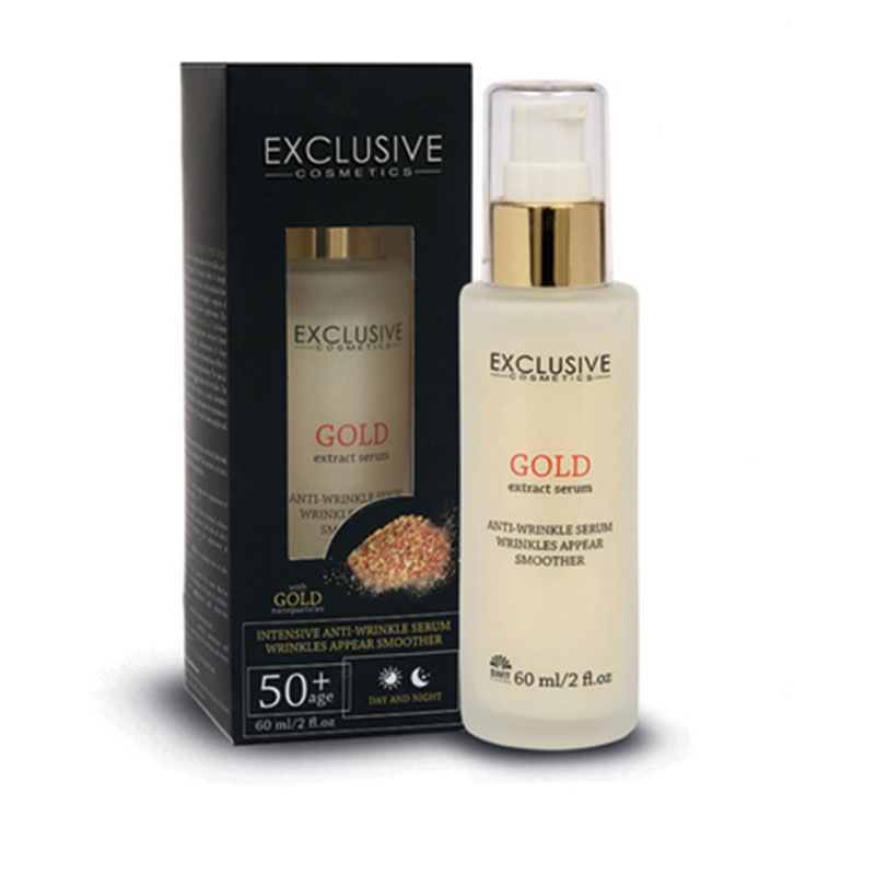 سرم ضد چروک اکسکلوسیو مدل Gold حجم 60 میلی لیتر