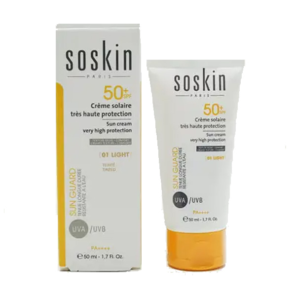 کرم ضد آفتاب SPF50 رنگی 50 میلی‌لیتری